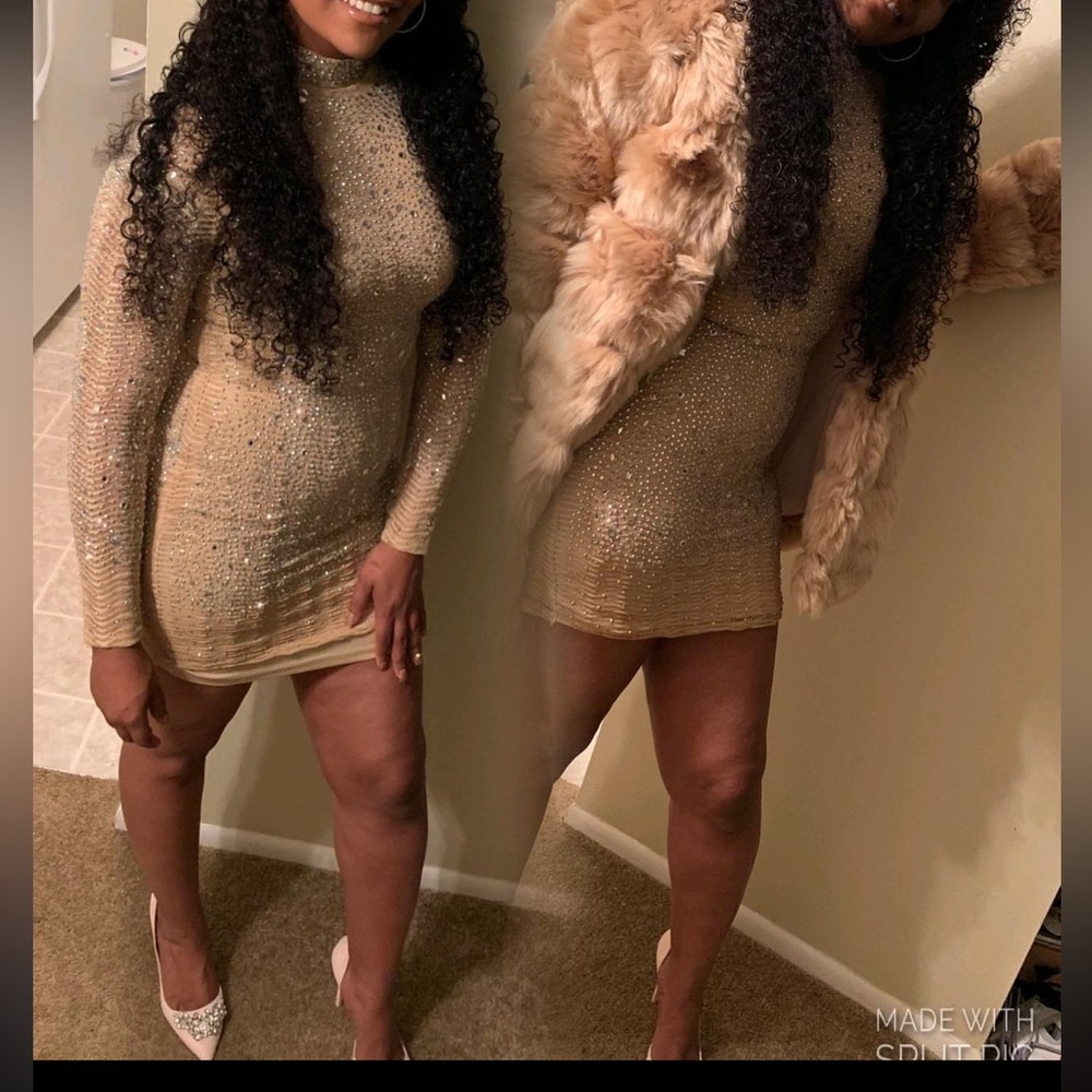 Bling Nude Dress